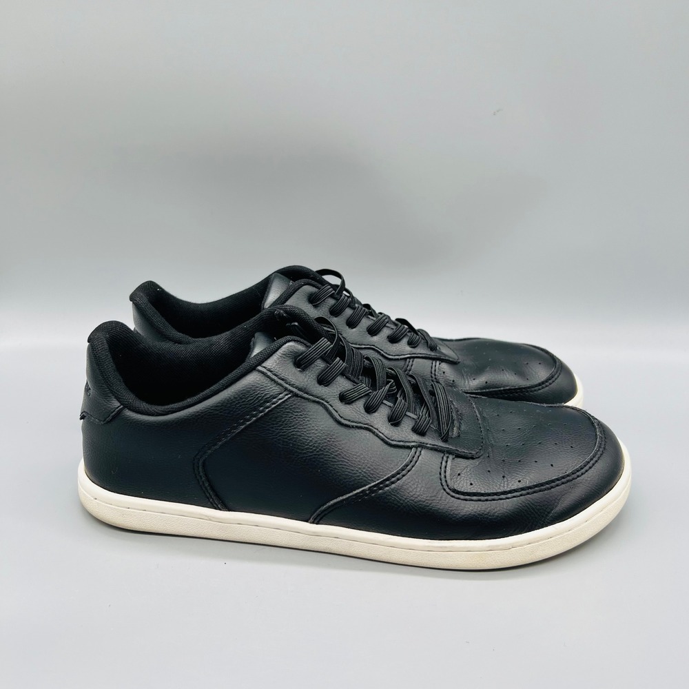 Feelgrounds Shoes Mens 9 Black Courtside Barefoot Minimalist Low Top Sneakers
